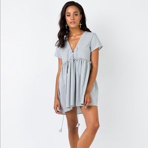 Princess Polly Maritimo Dress Blue